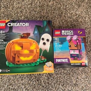 LEGO Creator Halloween Pumpkin and BrickHeadz Set